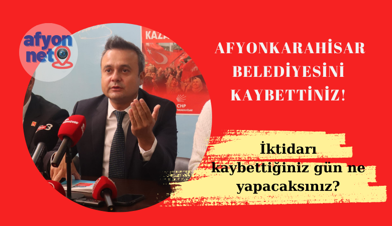 Merak ediyorum; iktidarı kaybettiğiniz gün ne yapacaksınız?